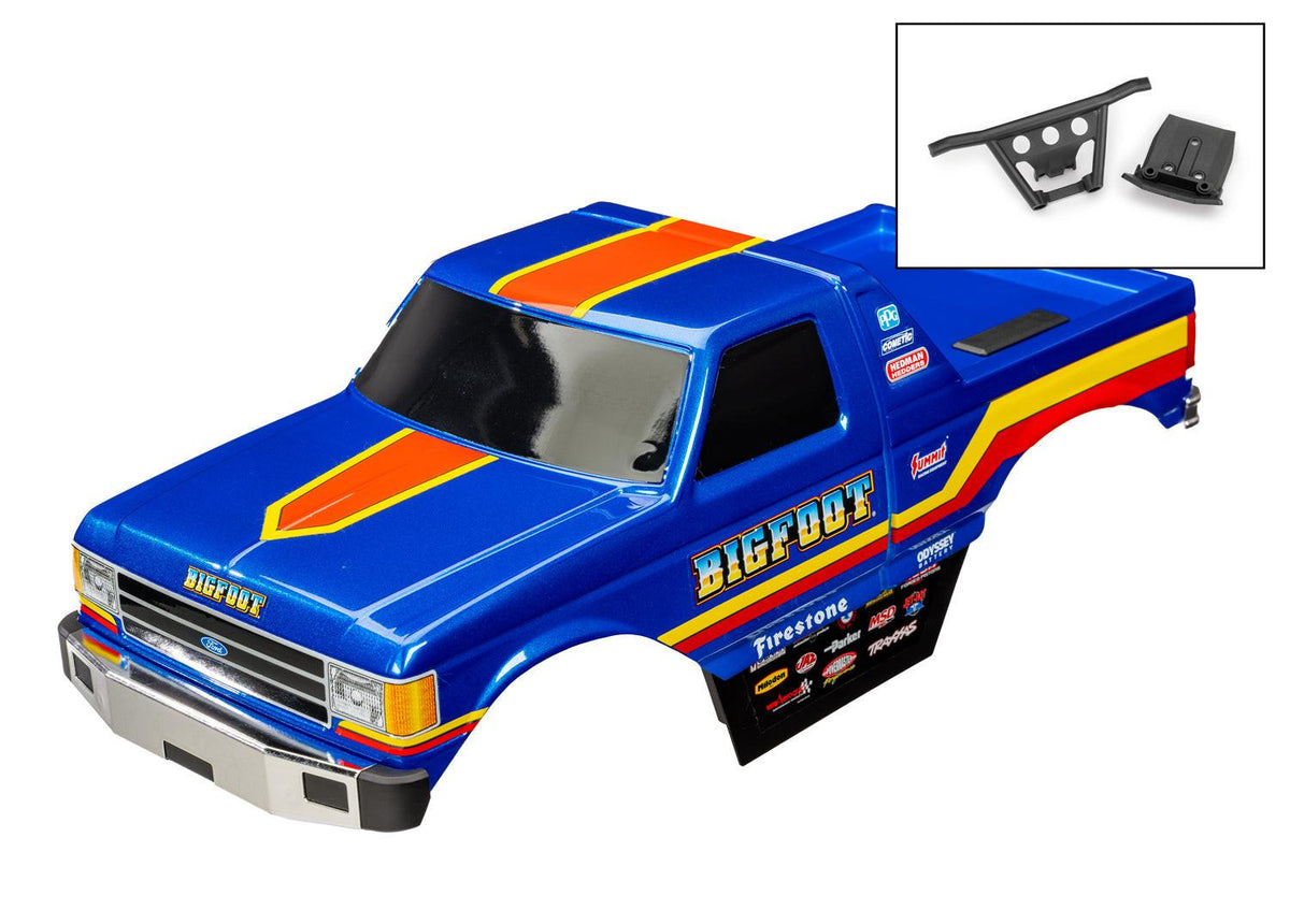 Traxxas 9020-BLUE BIGFOOT No. 8 4X4 Blue Body