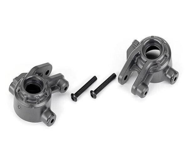 Traxxas 9037-GRAY Steering Blocks Heavy Duty Black 4x4 Hoss/Rustler/Slash