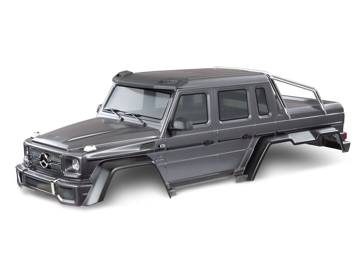 Traxxas 9129-SLVR TRX-4 Mercedes-Benz G 63 AMG 6x6 Silver Clipless Body
