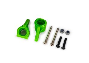 TRAXXAS 9137-GRN  STEERING BLOCKS GREEN L&R