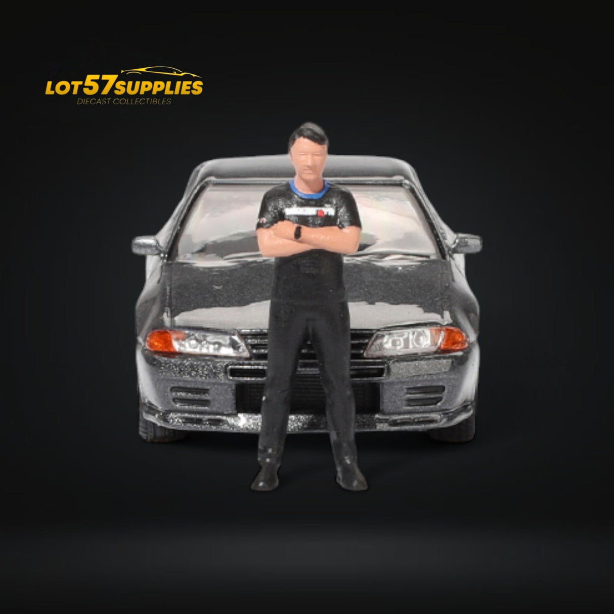 Mini-GT Nissan Skyline R32 Nismo Gunmetal 1:64