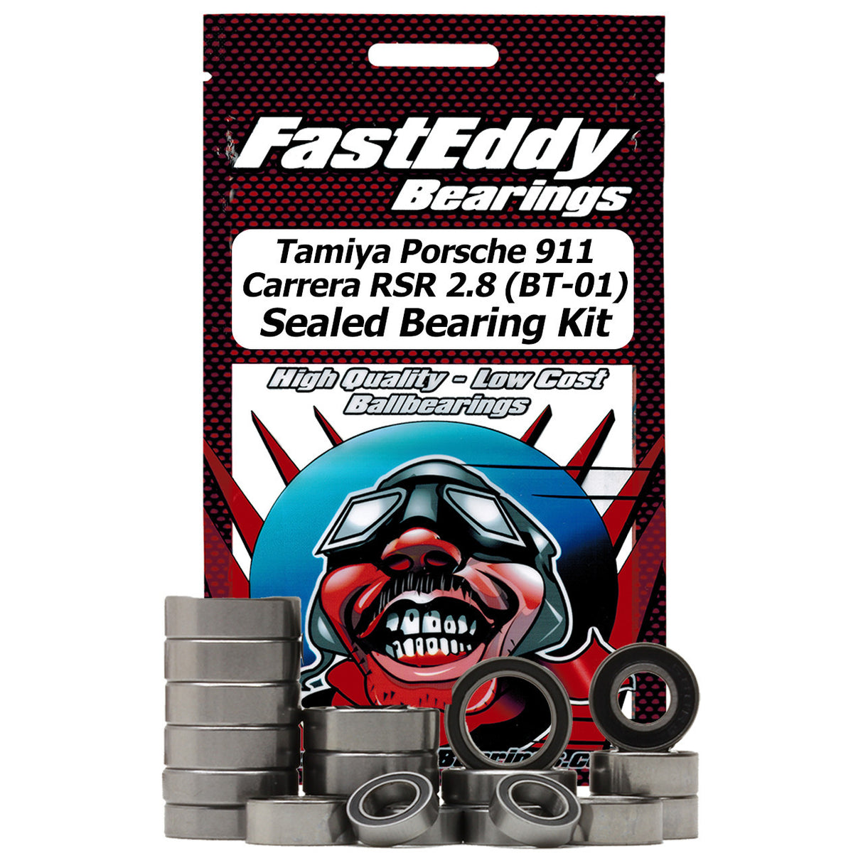 FastEddy TFE9340 Tamiya Porsche 911 Carrera RSR 2.8 BT-01 Sealed Bearing Kit