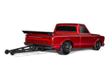 Traxxas 94376-74-RED Drag Slash HD 1967 Chevrolet C10 1/10 2WD RTR No Prep Truck (Red) w/TQi 2.4GHz Radio & TSM