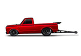 Traxxas 94376-74-RED Drag Slash HD 1967 Chevrolet C10 1/10 2WD RTR No Prep Truck (Red) w/TQi 2.4GHz Radio & TSM