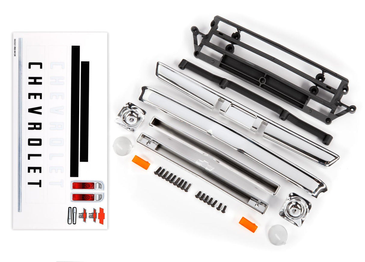 Traxxas 9415R C10 Drag Slash Bright Chrome Body Accessories