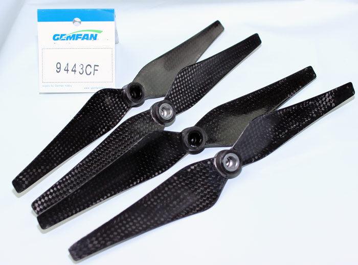 Gemfan DJI Phantom 2 Vision+ Vision plus 9443 Carbon Fiber CW CCW 9x4 Props 4pcs