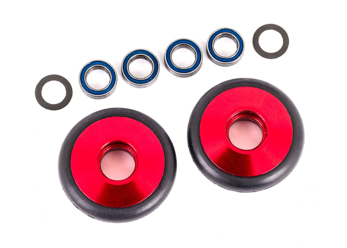 TRAXXAS 9461R WHEELS WHEELIE BAR RED