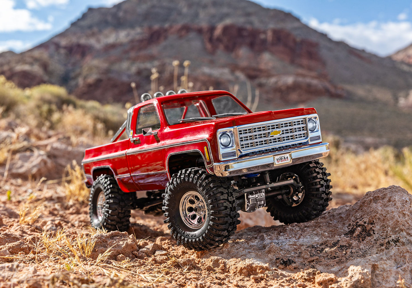 Traxxas 97064-1 RED TRX-4M 1/18 Chevrolet K10 High Trail Edition AVAILABLE IN STORES ONLY
