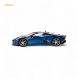 Mini-GT Jaguar C-X75 Blue 1:64