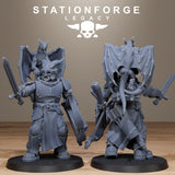 3D Printed Solaris Dragon Squad by StationForge Miniatures