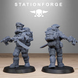 3D Printed GrimGuard Jungle Fighters by StationForge Miniatures