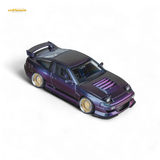 MicroTurbo Nissan 180SX Spirit Rei Purple Chameleon 1:64