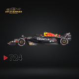 (Pre-Order) Mini-GT Oracle Red Bull Racing RB19 #1 Max Verstappen 2023 F1 2023 Bahrain GP Winner #724 1:64 MGT00724