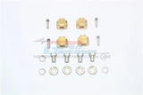 GPM BRASS WHEEL HEX ADAPTERS 9MM TRAXXAS TRX-4