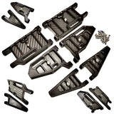 Perfect Pass Rc Carbon Fiber Reinforced 7075 Aluminum A-Arm Suspension Kit For Arrma Limitless / Infraction / Felony / Typhon 6s
