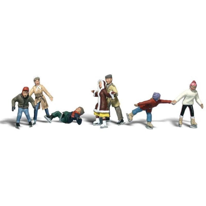 Woodland Scenics A2184 N Scale People Ice Skaters