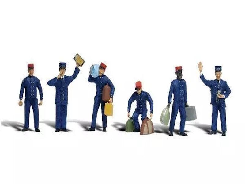 Woodland Scenics A2722 O Train Figures Train Personnel