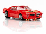 AFX 1973 Pontiac Firebird Trans Am Red HO Slot Car 22097 Mega G+