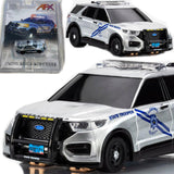 AFX 22105 Police Interceptor State Trooper Flashing Lights HO Slot Car MegaG+