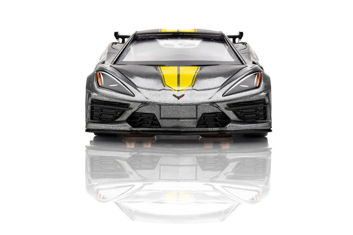 AFX 22107 Corvette C8 Hypersonic Grey 2022 HO Slot Car Mega G+ AFX22107