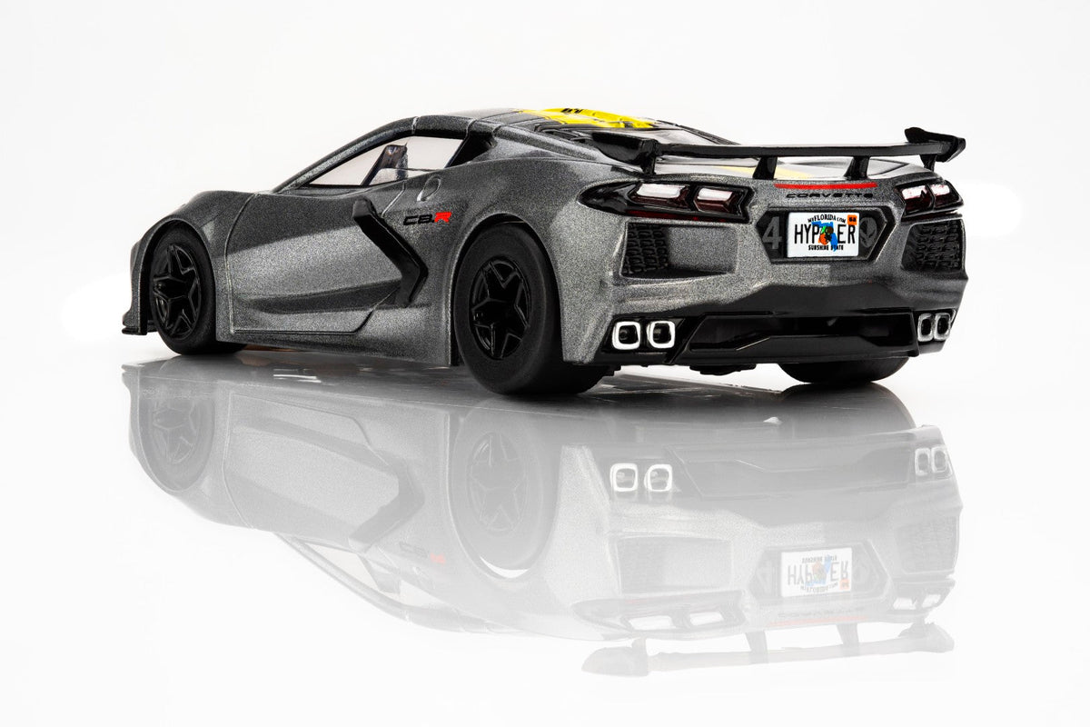AFX 22107 Corvette C8 Hypersonic Grey 2022 HO Slot Car Mega G+ AFX22107