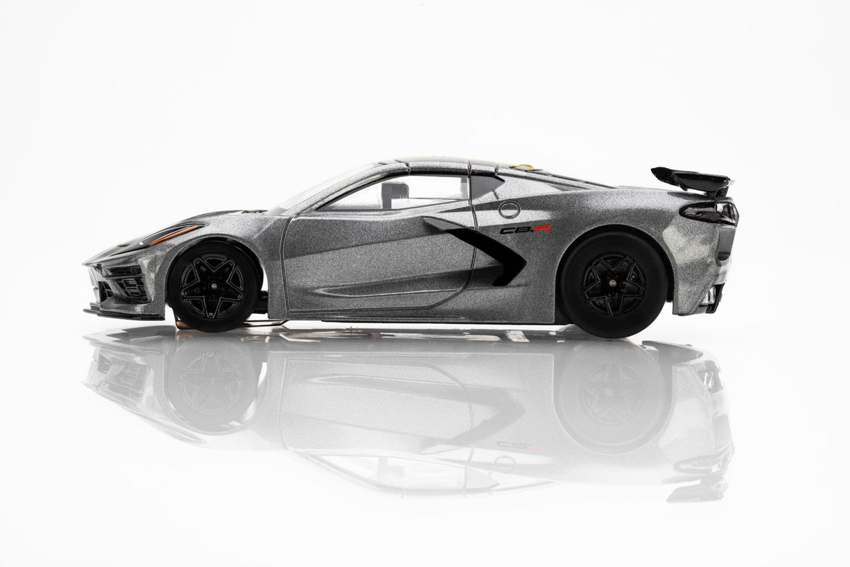 AFX 22107 Corvette C8 Hypersonic Grey 2022 HO Slot Car Mega G+ AFX22107