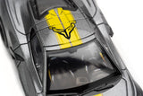 AFX 22107 Corvette C8 Hypersonic Grey 2022 HO Slot Car Mega G+ AFX22107