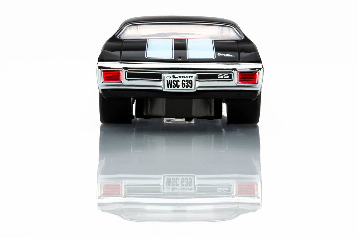 AFX 22118 1970 Chevrolet Chevelle LS6 SS 454 Black HO Slot Car Mega G+
