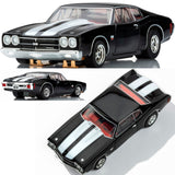AFX 22118 1970 Chevrolet Chevelle LS6 SS 454 Black HO Slot Car Mega G+