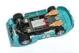 AFX Ford GT40 Mark II #1 Turquoise HO Slot Car for Auto World Exclusive 22131