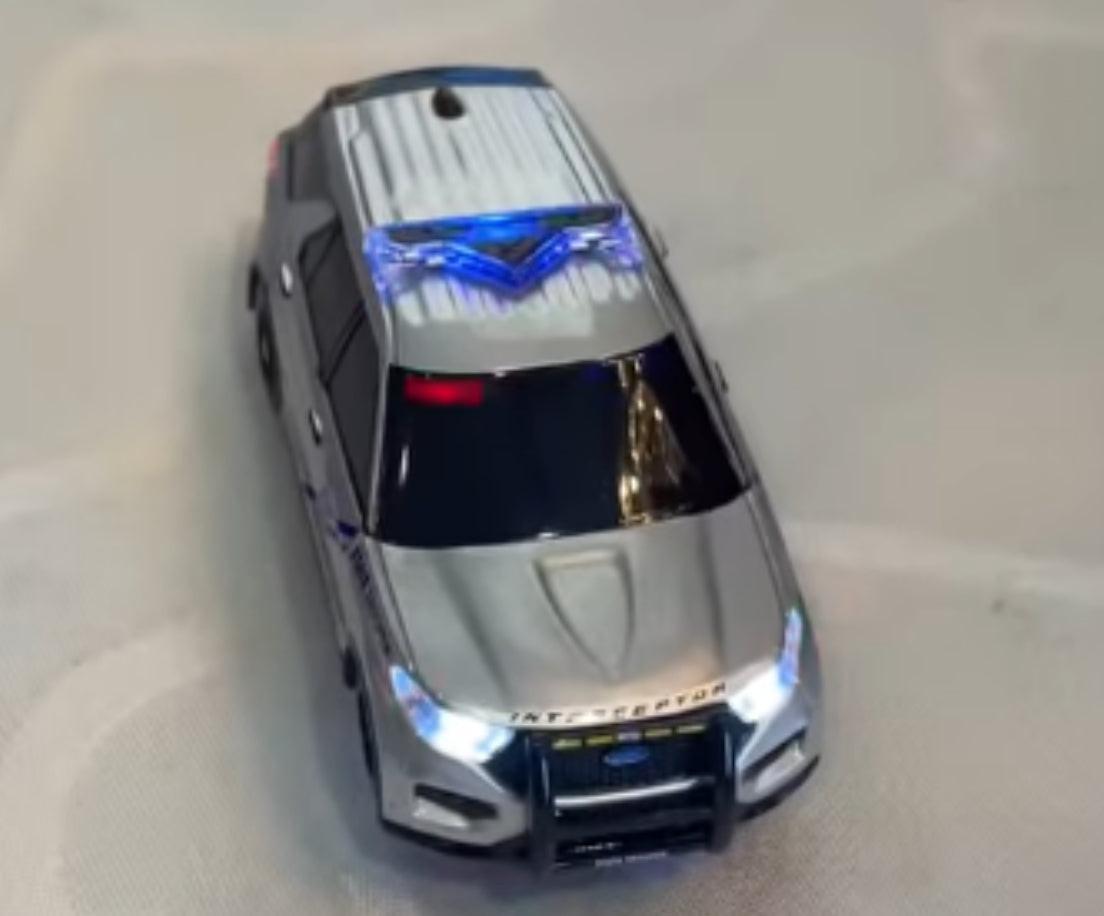 AFX 22105 Police Interceptor State Trooper Flashing Lights HO Slot Car MegaG+