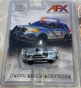 AFX 22105 Police Interceptor State Trooper Flashing Lights HO Slot Car MegaG+
