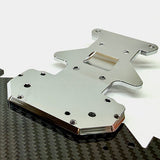 Perfect Pass Aluminum Reinforced GT Chassis & Electronic Relocate Kit Combo For Arrma 1/7 CHROME