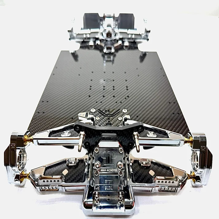 Perfect Pass 7075 Aluminum Reinforced Carbon Fiber GT Chassis For 1/7 Arrma