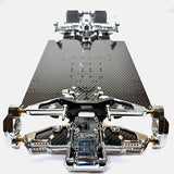 Perfect Pass 7075 Aluminum Reinforced Carbon Fiber GT Chassis For 1/7 Arrma