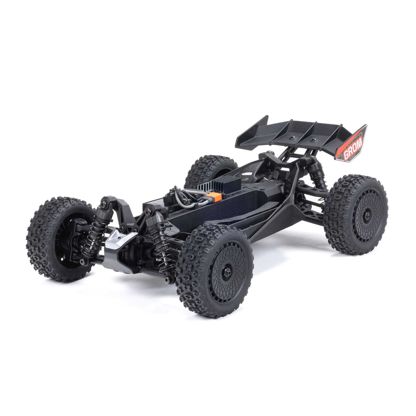 ARRMA TYPHON GROM MEGA 380 Brushed 4X4 Small Scale Buggy RTR with Battery & Charger, Blue/Silver