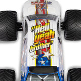 Arrma ARA2130FF 1/16 FREEDOM FLYER GROM 4X4 RTR Brushed Monster Truck, White