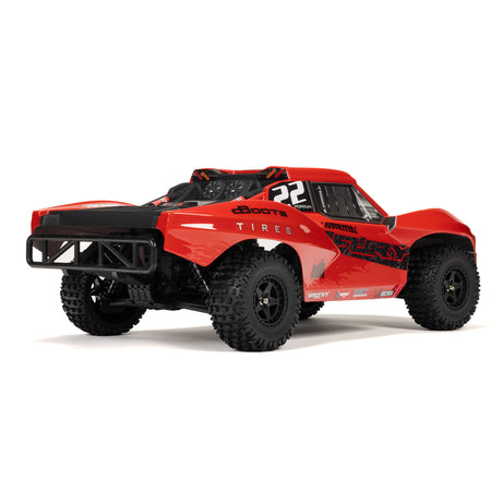 ARRMA ARA3221ST1 1/10 FURY MEGA 550 2WD Short Course Truck RTR with Battery & Charger, Red