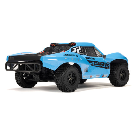 ARRMA ARA3221ST2 1/10 FURY MEGA 550 2WD Short Course Truck RTR with Battery & Charger, Blue