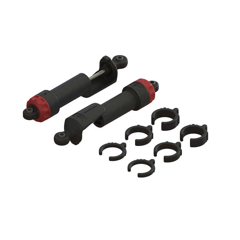 Arrma AR330550 Mega / BLX 4x4 Front Shock Set (2) Typhon Big Rock Granite