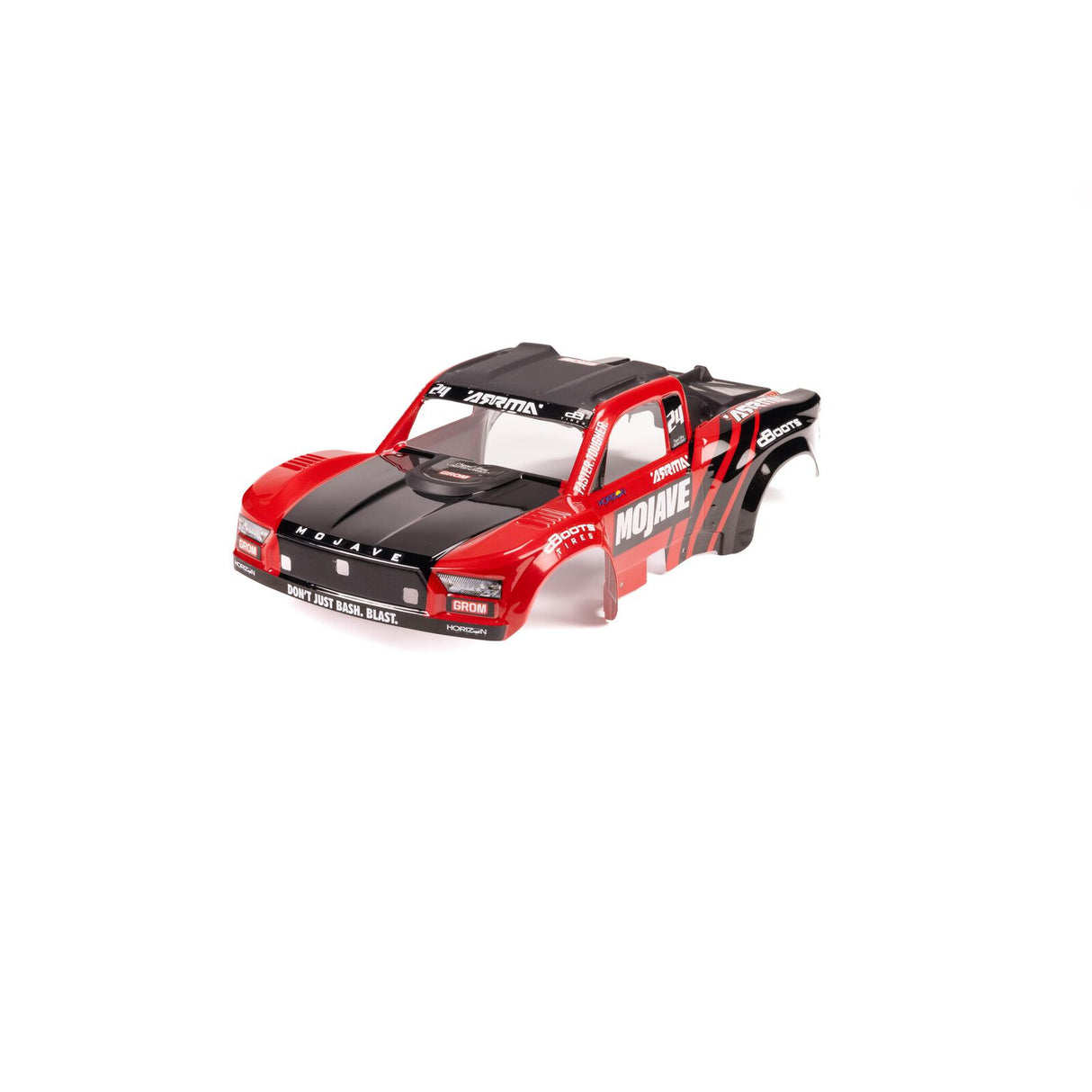 ARRMA ARA412008 MOJAVE GROM Body, Red/Black