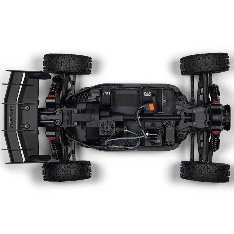Arrma ARA4206V4T3 1/8 TYPHON MEGA 665 4X4 RTR Brushed Buggy, Red
