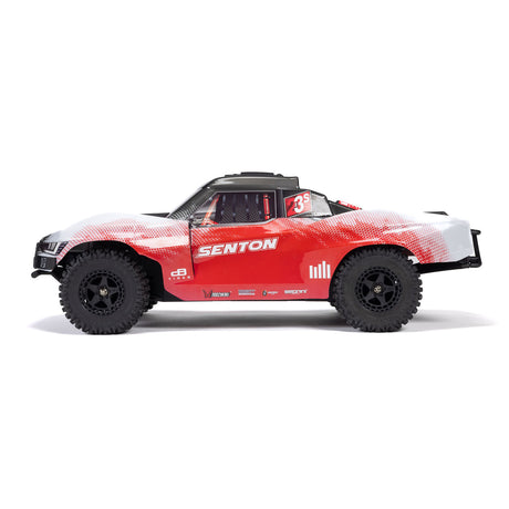 ARRMA ARA4303V4T2 1/10 SENTON 223S DSC 4X4 RTR Brushless Short Course Truck, Red