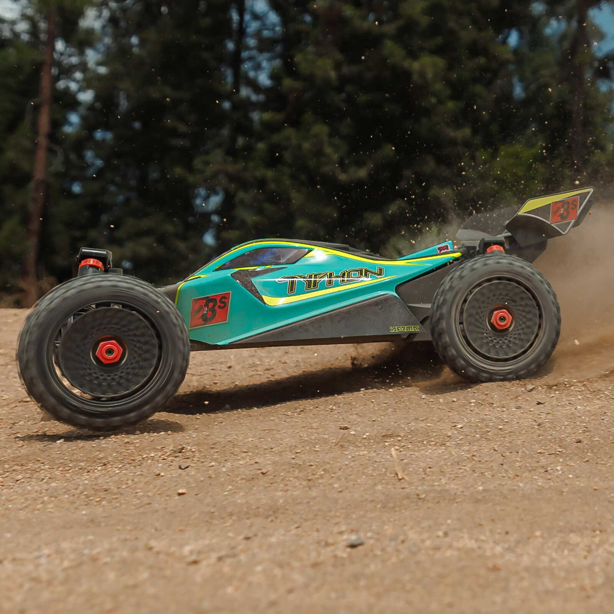 ARRMA TYPHON ARA4306V4T1 1/8 TYPHON 223S BLX Brushless 4X4 Buggy RTR with DSC, Green