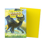 Dragon Shield: Yellow & Silver - Matte Dual Sleeves