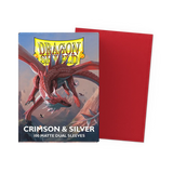 Dragon Shield: Crimson & Silver - Matte Dual Sleeves