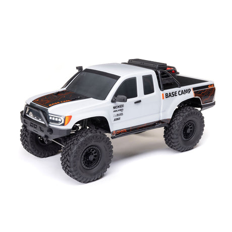 AXIAL 1375T1 1/10 SCX10 III Base Camp 4X4 Rock Crawler Brushed RTR, White