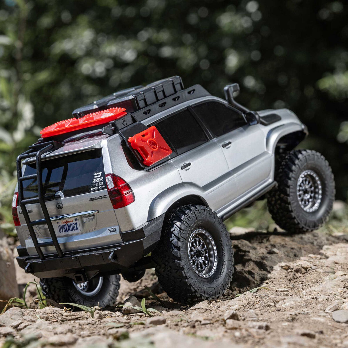 AXIAL 1532T2 1/24 SCX24 Lexus GX 470 4X4 Rock Crawler RTR, SILVER