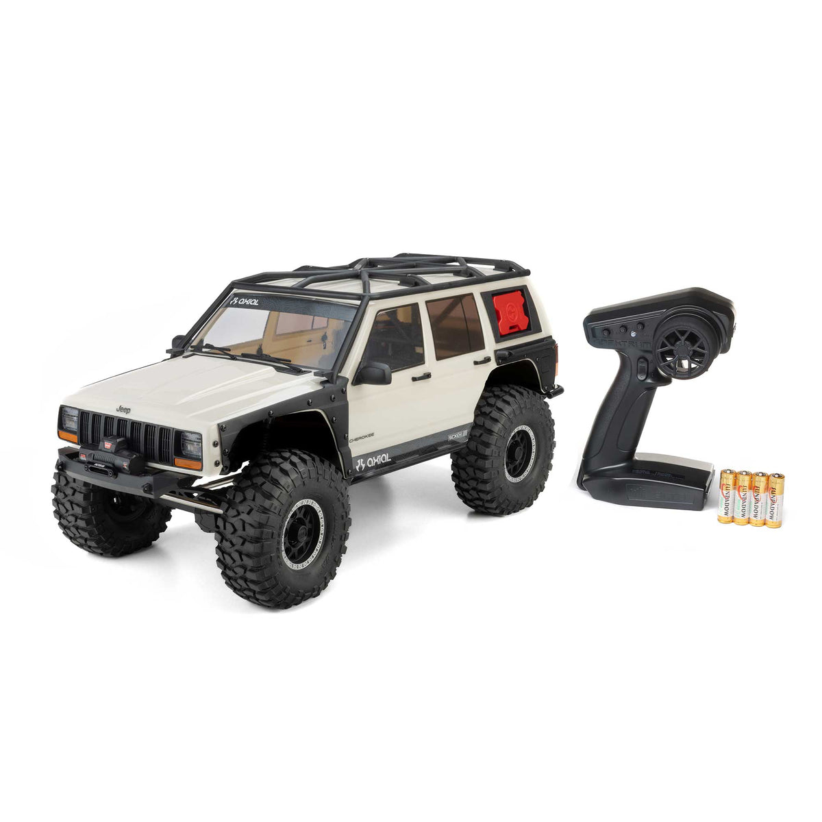 Axial 1/10 SCX10 III Jeep Cherokee XJ 4X4 RTR Brushed Rock Crawler White