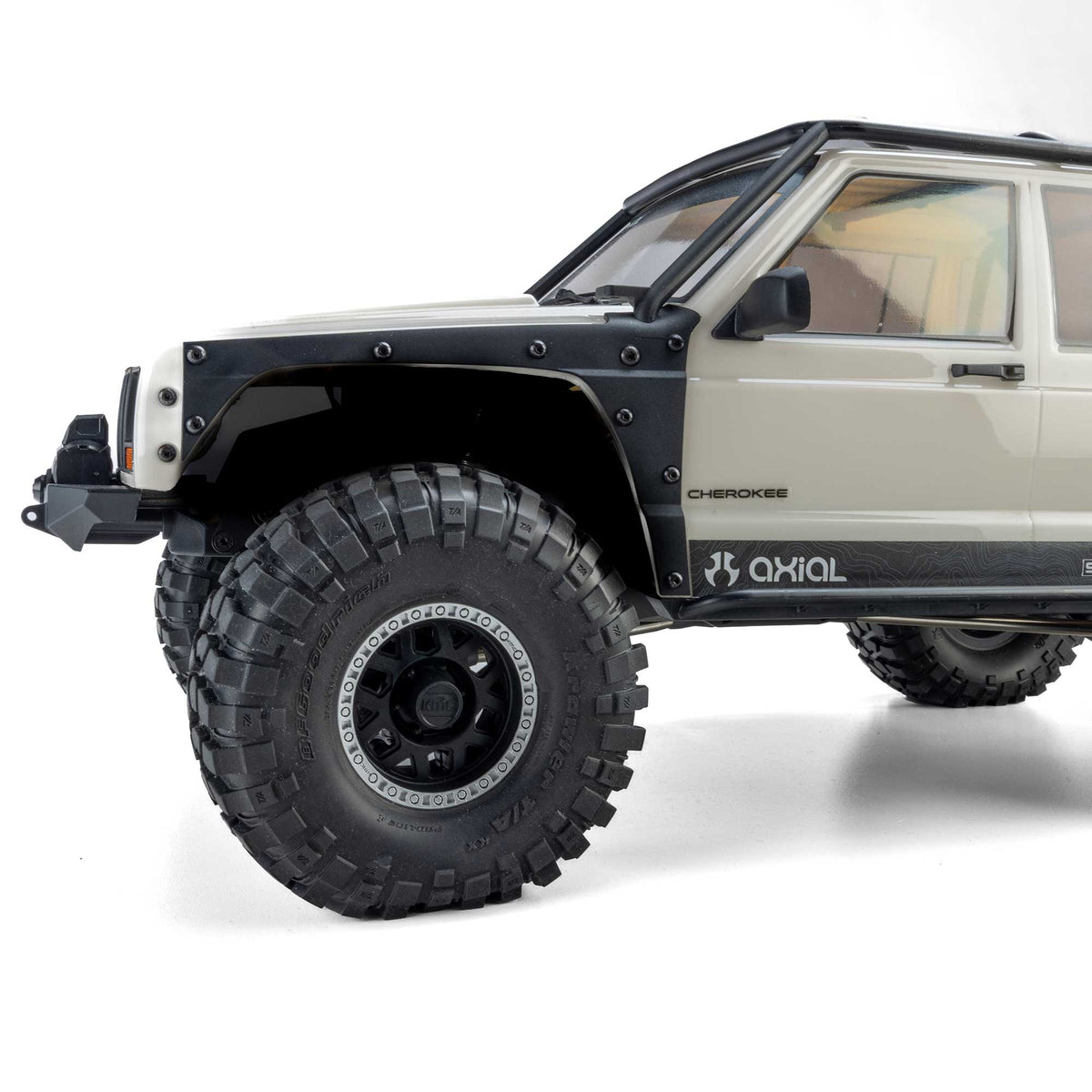 Axial 1/10 SCX10 III Jeep Cherokee XJ 4X4 RTR Brushed Rock Crawler White